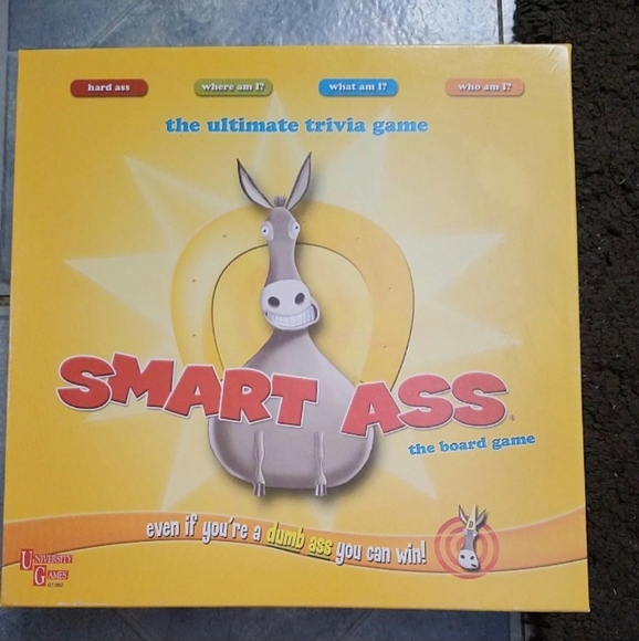 University Games Games Smart Ass The Board Game A Fun Trivia Game